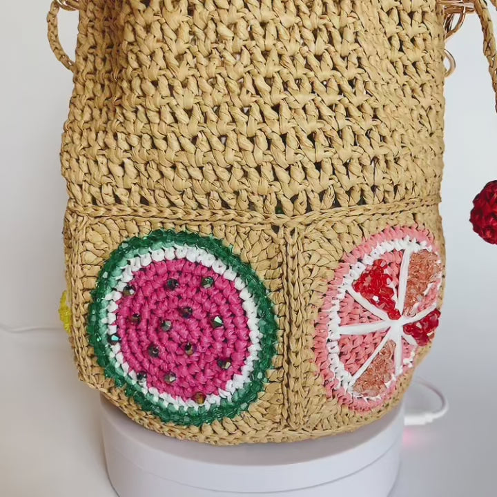 Sac "Tutti i Frutti Luminosi" : L'Éclat de l'Été à Porter
