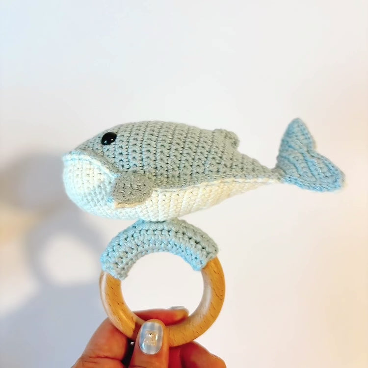 Hochet Baleine en crochet