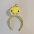 Serre-Tête Crochet Lumineux "Citrouille Souriante"