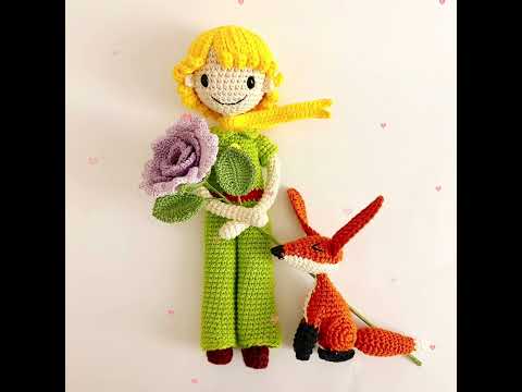 Duo Le Petit Prince & Le Renard – Amigurumi au Crochet Fait Main