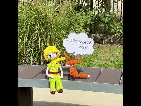 Duo Le Petit Prince & Le Renard – Amigurumi au Crochet Fait Main