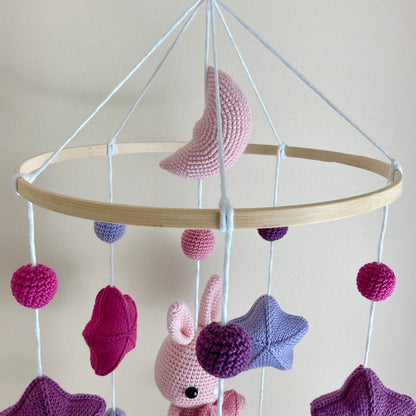 Mobile Bébé(Enfant) : Rêve des étoiles violettes