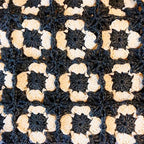 Sac tote (sac à main) en motif fleurs granny.